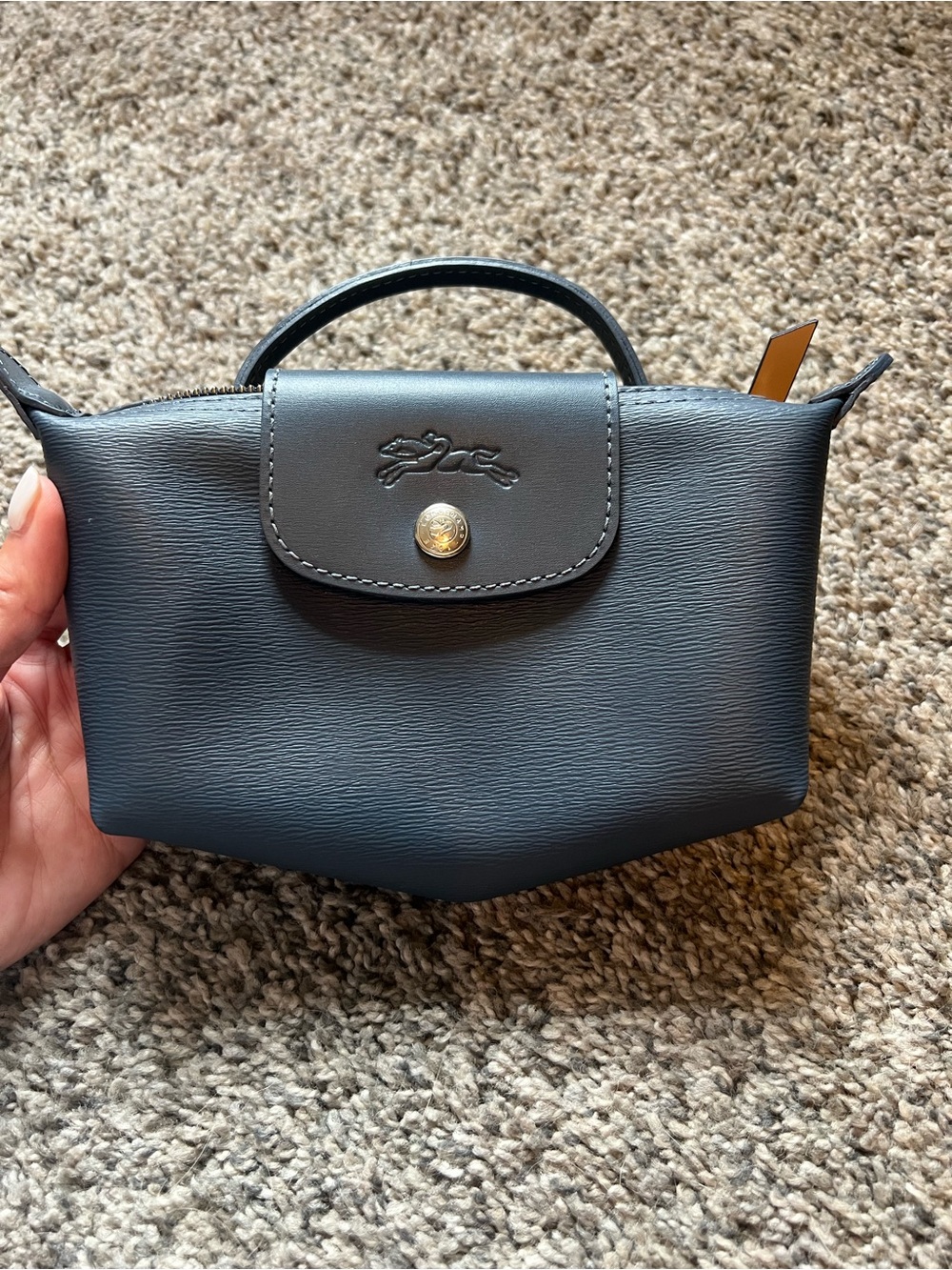 Longchamp Le Pliage Mini Black Handbag